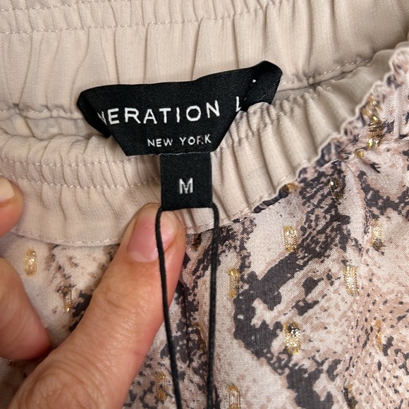 Generation Love NWT Audrina Python Mini Skirt - M - Picture 6 of 7